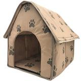 New Small Dog Bed Folding/Dog House  or Small Cat House/Footprint Pet Bed