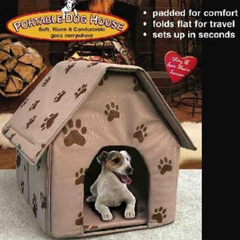 New Small Dog Bed Folding/Dog House  or Small Cat House/Footprint Pet Bed